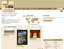 Tablet Screenshot of es.trekearth.com